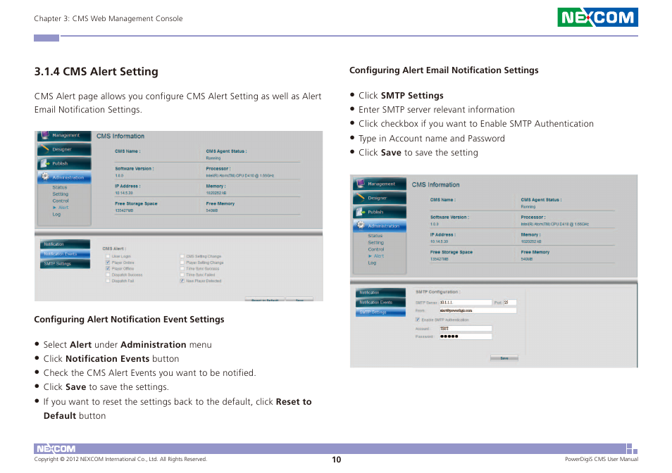 NEXCOM CMS 1100 User Manual | Page 13 / 56