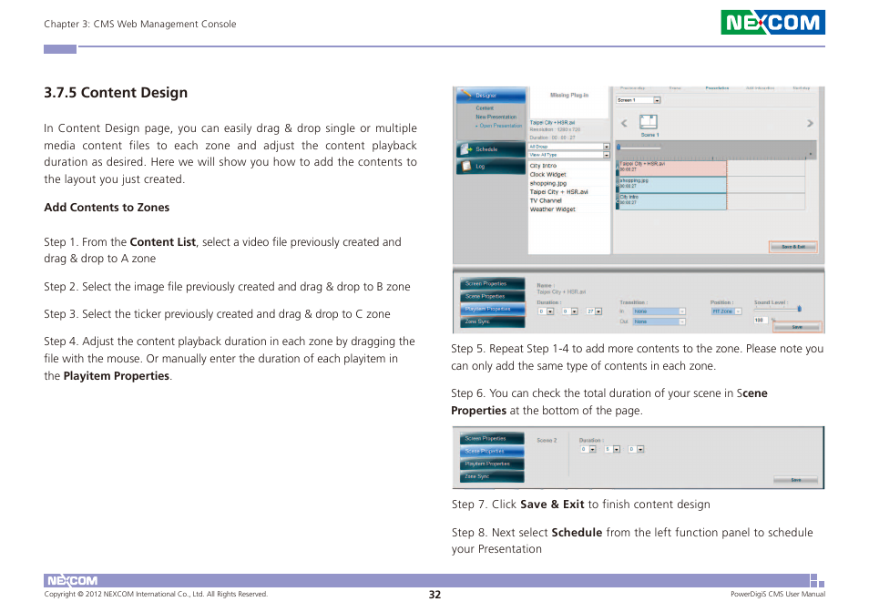 5 content design | NEXCOM CMS 1100 User Manual | Page 35 / 56