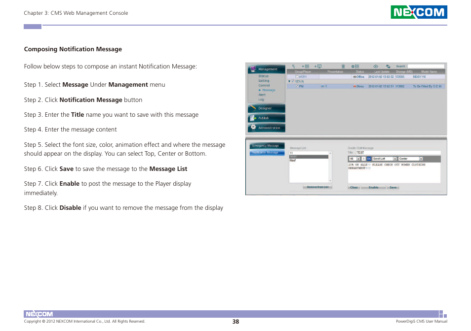 NEXCOM CMS 1100 User Manual | Page 41 / 56