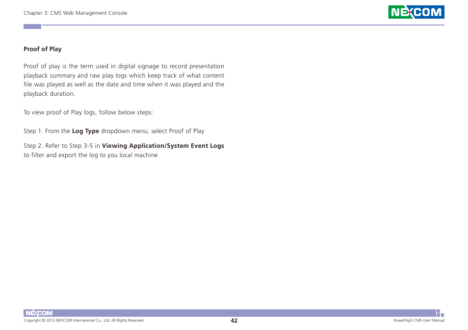 NEXCOM CMS 1100 User Manual | Page 45 / 56