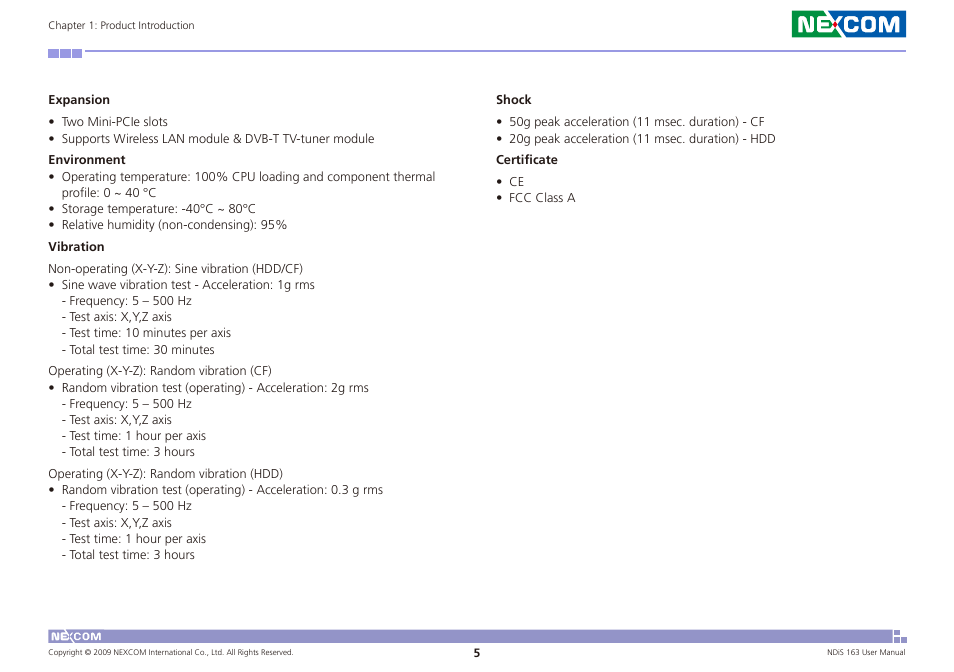 NEXCOM NDiS 163 User Manual | Page 18 / 58