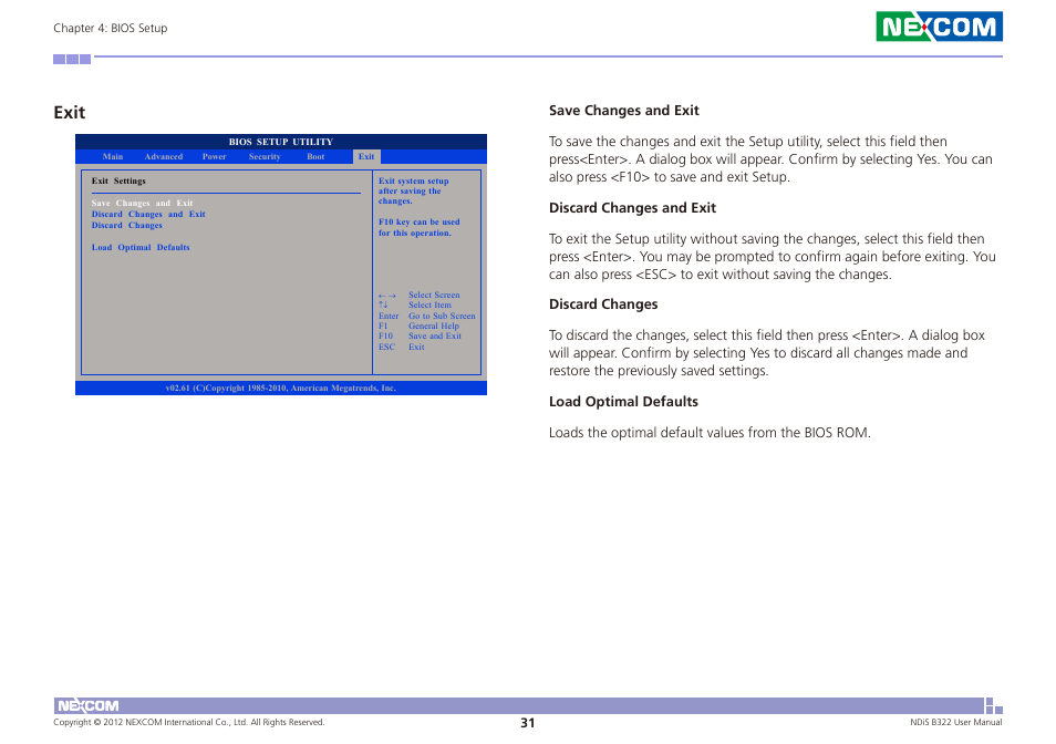 Exit | NEXCOM NDiS B322 User Manual | Page 44 / 44