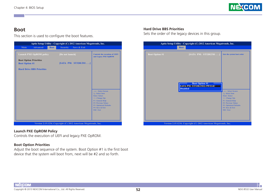 Boot | NEXCOM NDiS B532 User Manual | Page 66 / 71