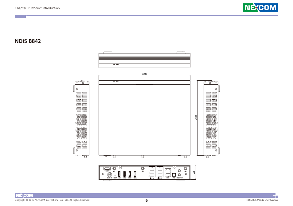 Ndis b842 | NEXCOM NDiS B842 User Manual | Page 20 / 122