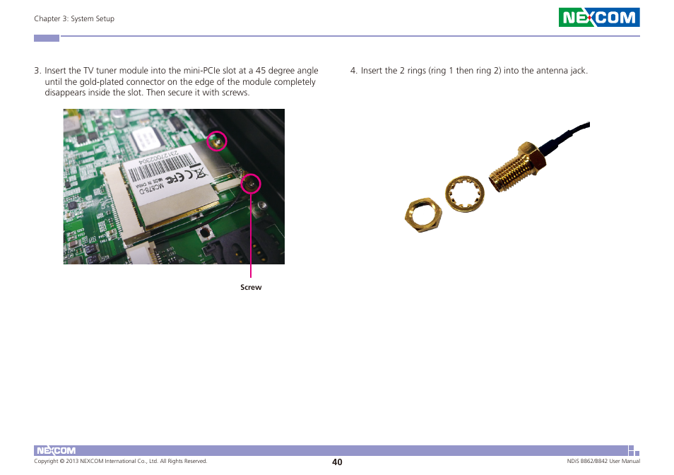 NEXCOM NDiS B842 User Manual | Page 54 / 122