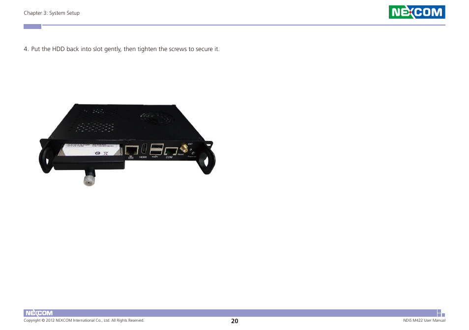 NEXCOM NDiS M422 User Manual | Page 34 / 62