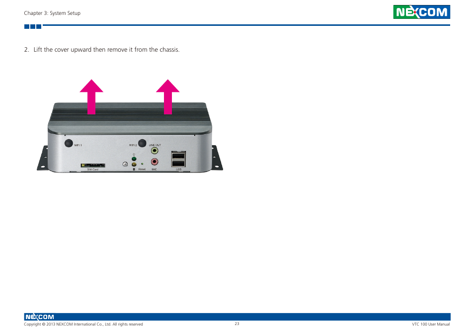 NEXCOM VTC 100 User Manual | Page 36 / 61