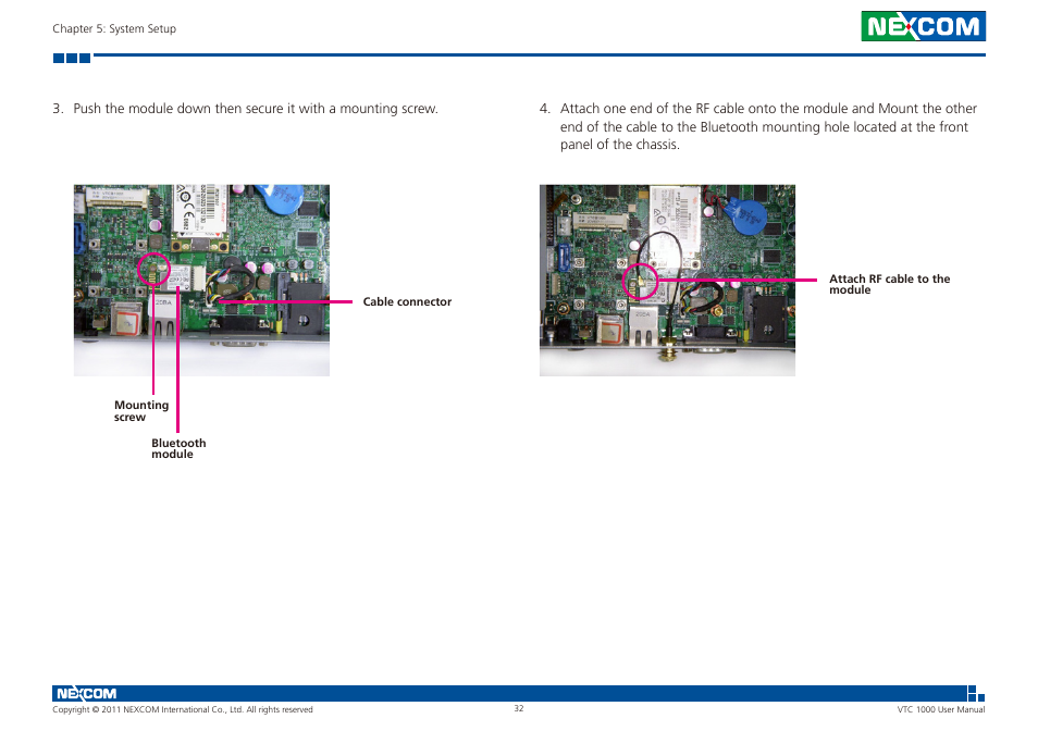 NEXCOM VTC 1000 User Manual | Page 45 / 70