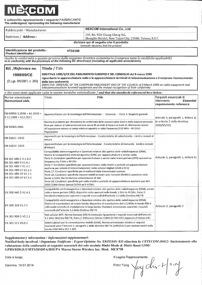 NEXCOM VTC 6100 User Manual | Page 5 / 116