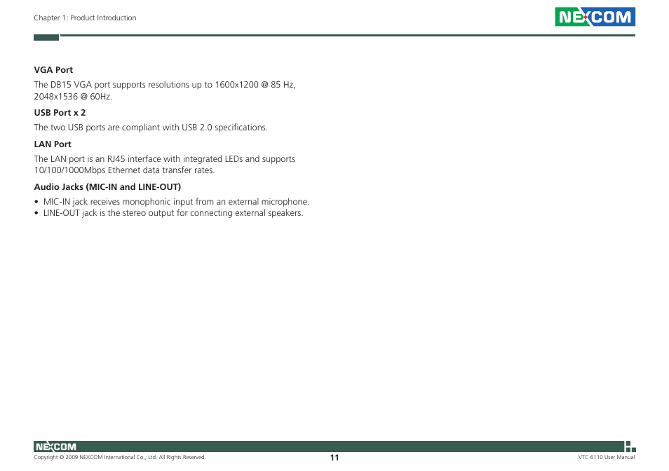 NEXCOM VTC 6110 User Manual | Page 25 / 117