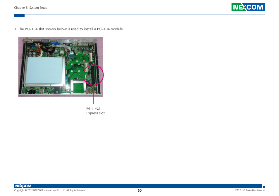 NEXCOM VTC 7100-D1K User Manual | Page 74 / 117