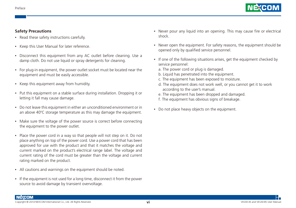 NEXCOM VES30-4S User Manual | Page 6 / 23