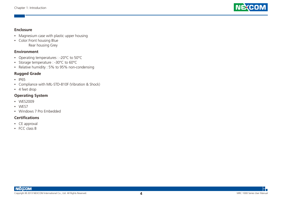 NEXCOM MRC 1000 User Manual | Page 17 / 47