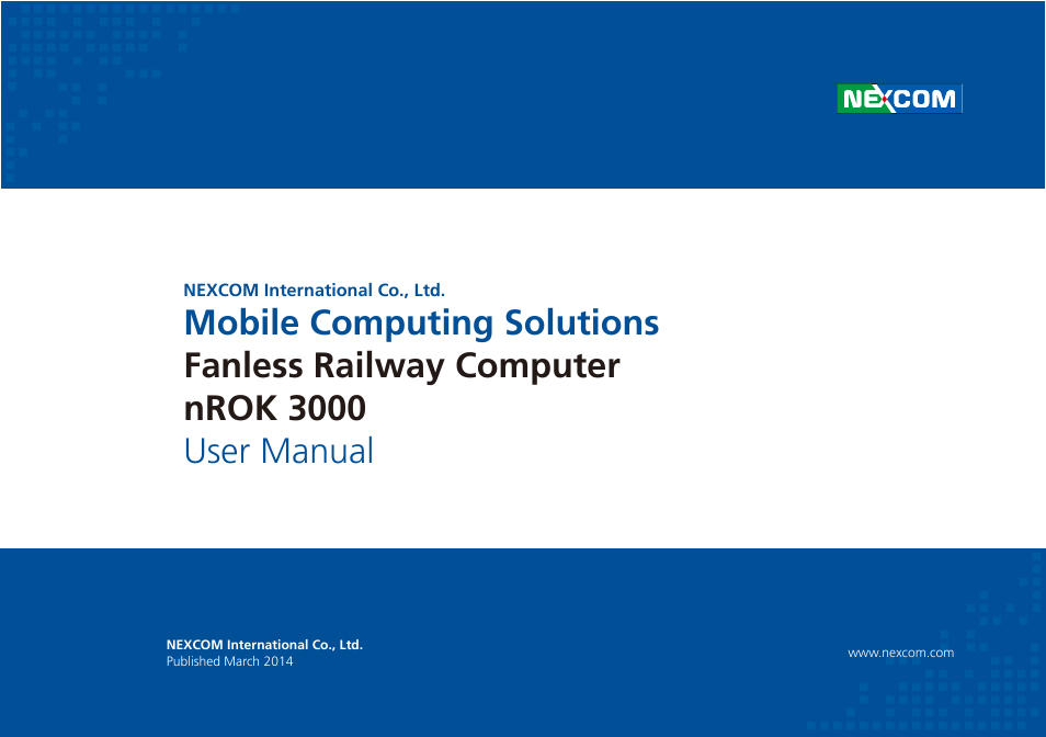 NEXCOM nROK 3000 User Manual | 50 pages