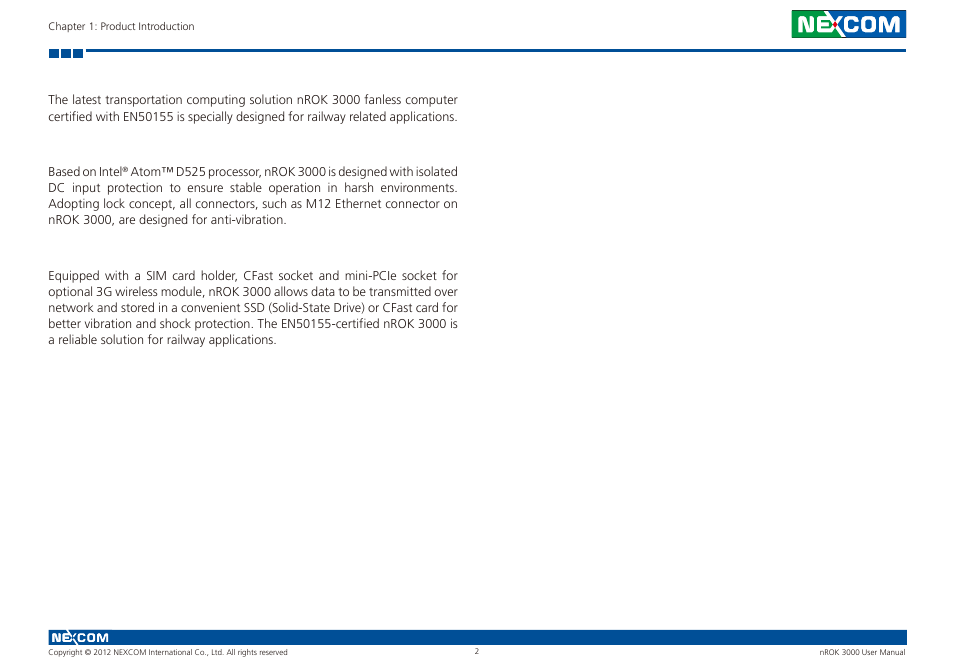 NEXCOM nROK 3000 User Manual | Page 15 / 50