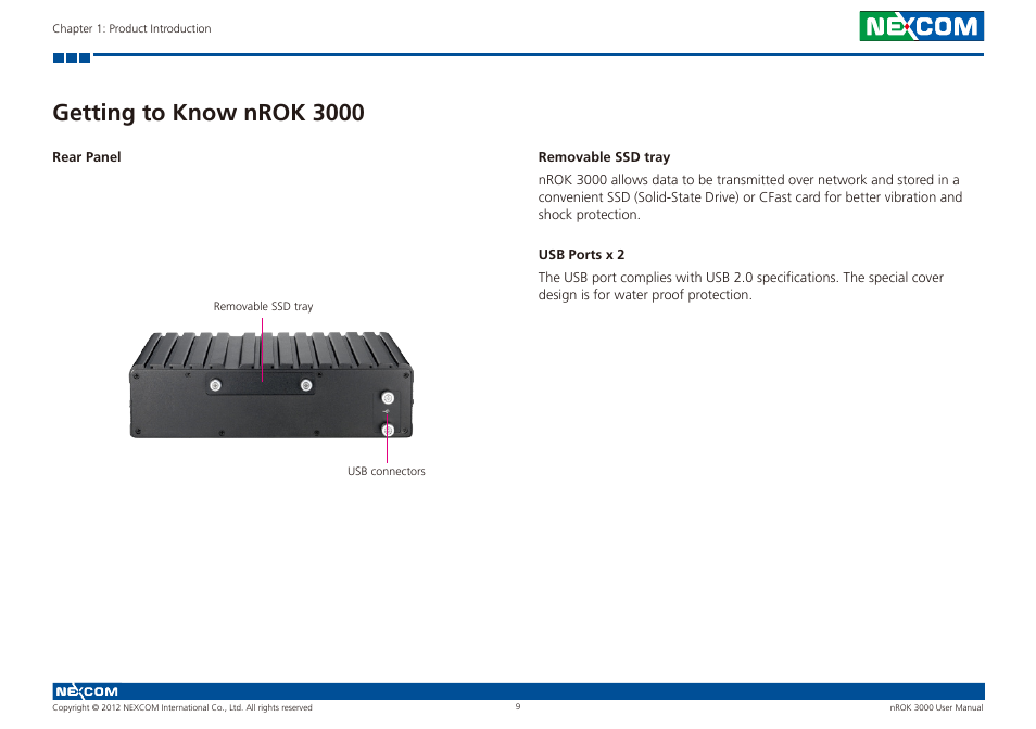 Getting to know nrok 3000 | NEXCOM nROK 3000 User Manual | Page 22 / 50