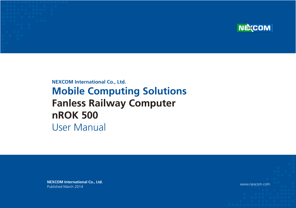 NEXCOM nROK 500 User Manual | 42 pages