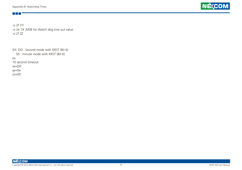 NEXCOM nROK 500 User Manual | Page 42 / 42