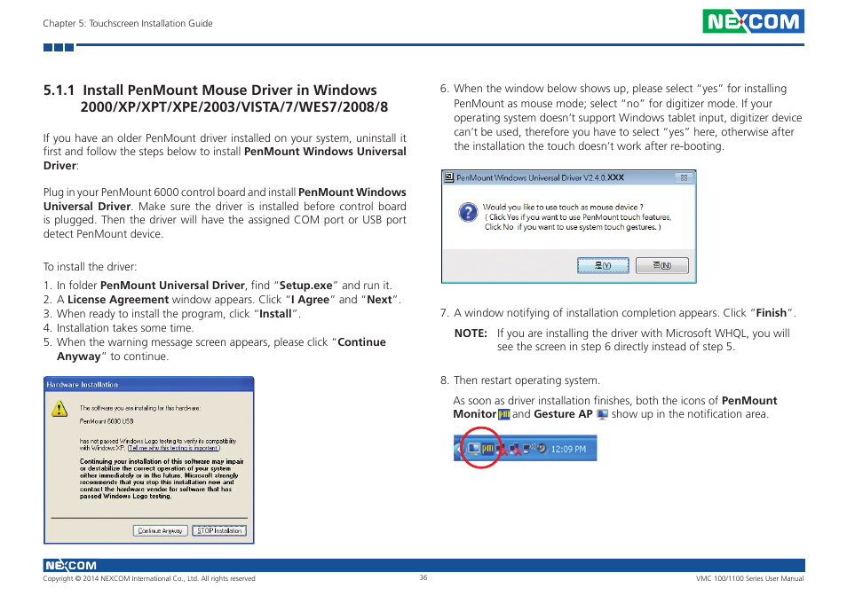 NEXCOM VMC 100 User Manual | Page 50 / 113