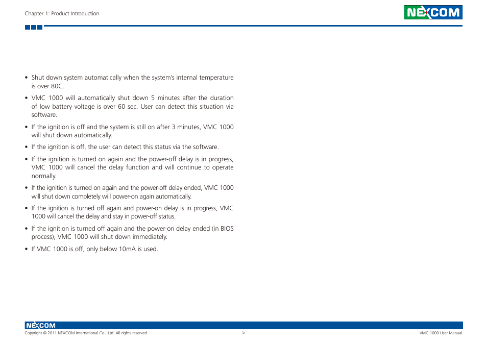 NEXCOM VMC 1000 User Manual | Page 18 / 65