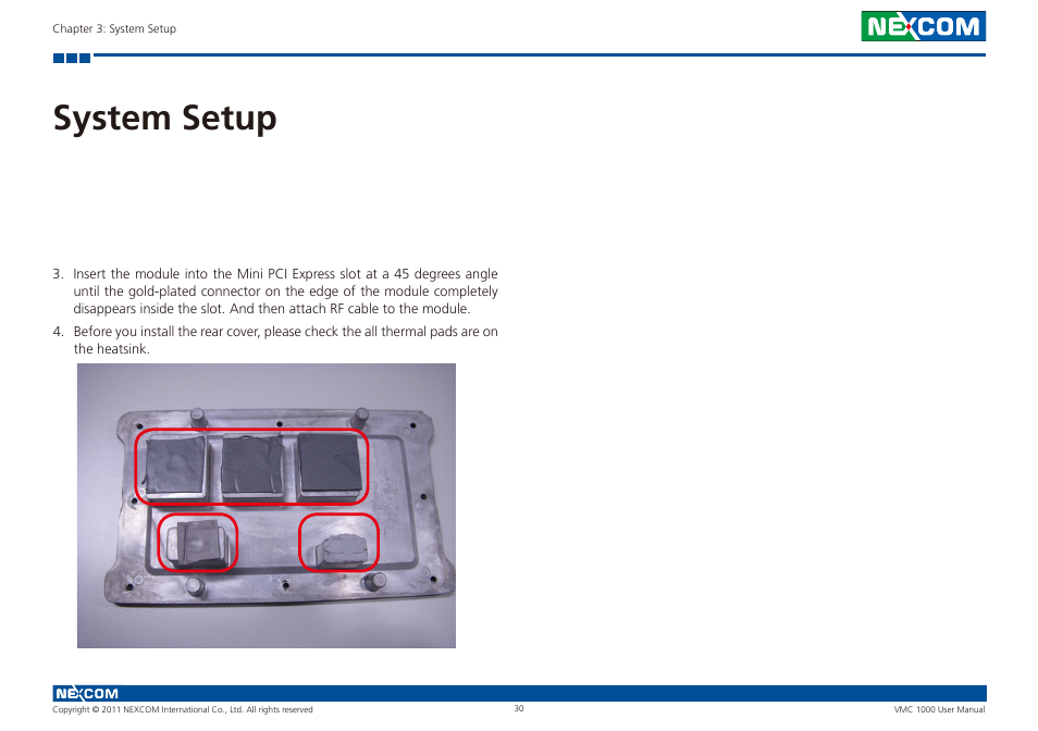 System setup | NEXCOM VMC 1000 User Manual | Page 43 / 65