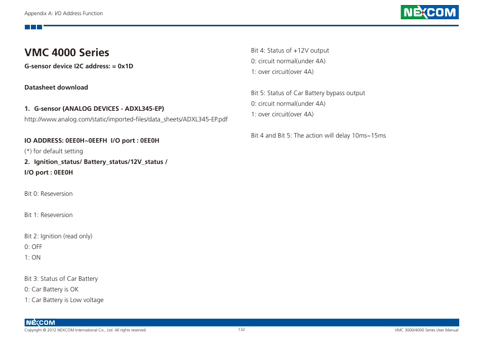 Vmc 4000 series | NEXCOM VMC 3000/ 3001 User Manual | Page 148 / 190