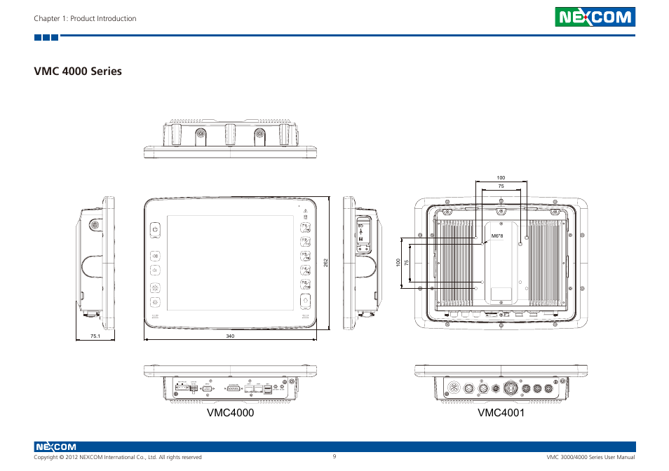 Vmc 4000 series | NEXCOM VMC 3000/ 3001 User Manual | Page 25 / 190