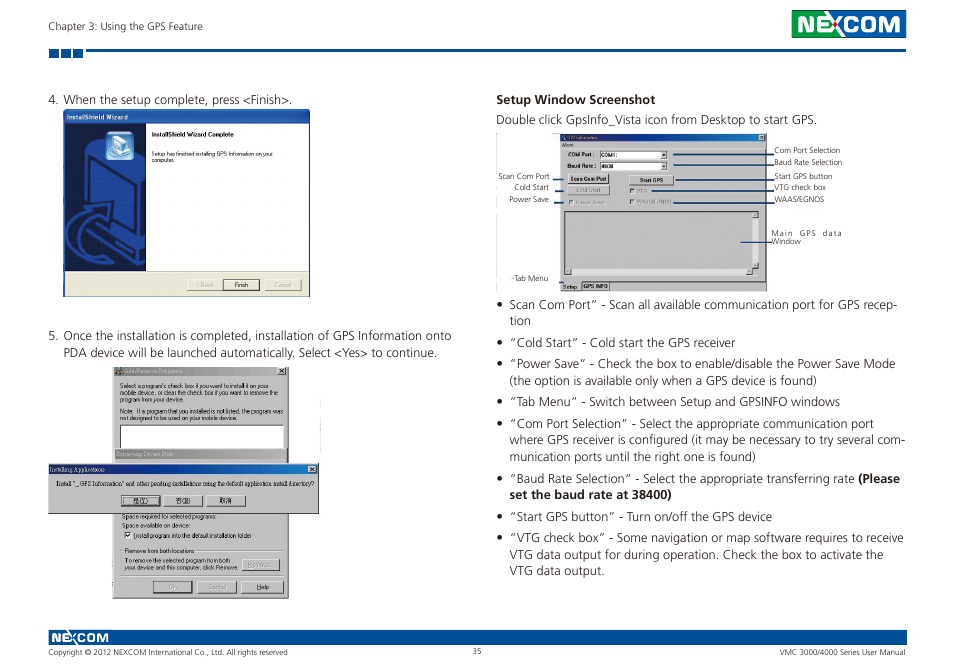 Setup window screenshot | NEXCOM VMC 3000/ 3001 User Manual | Page 51 / 190