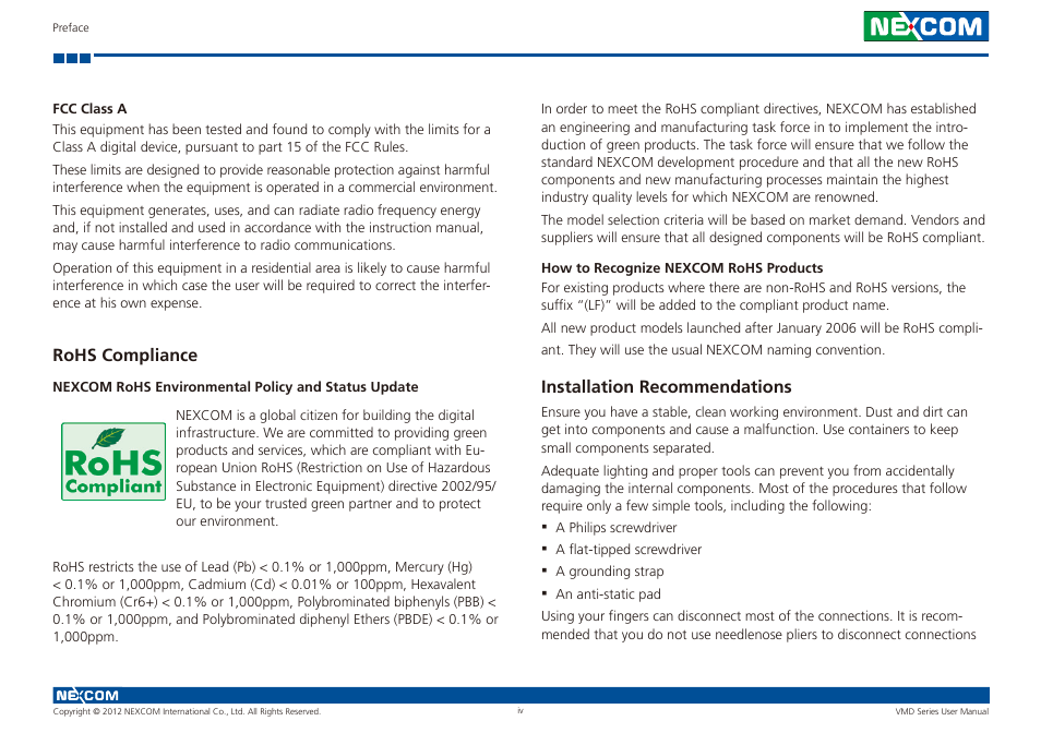 NEXCOM VMD 1000 User Manual | Page 4 / 29