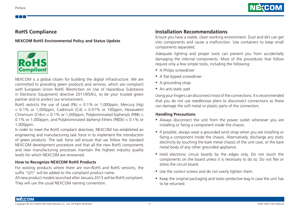 NEXCOM VMD 3002 User Manual | Page 4 / 30