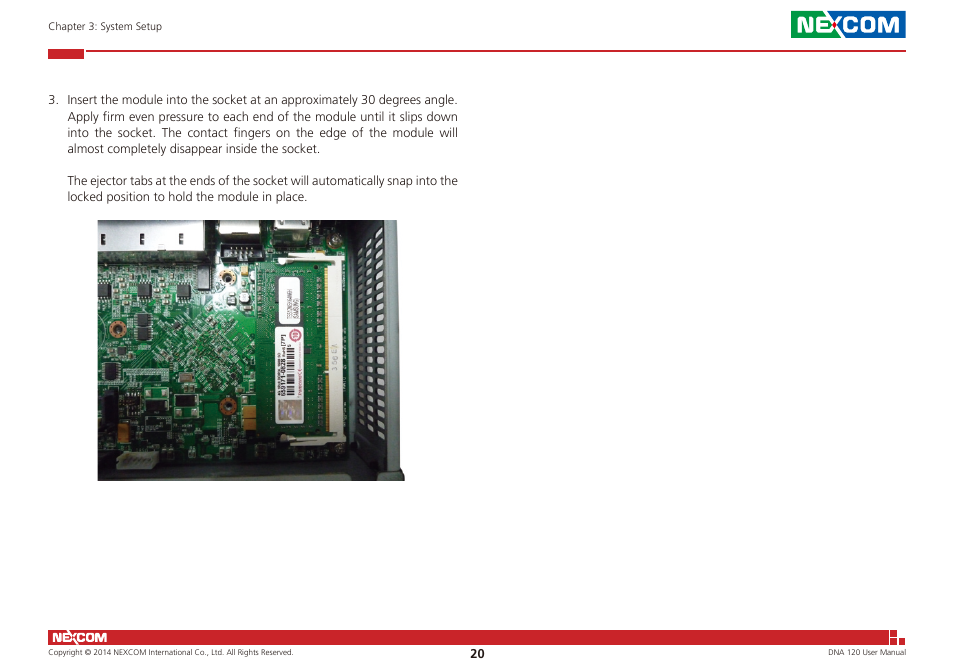NEXCOM DNA 120 User Manual | Page 34 / 54