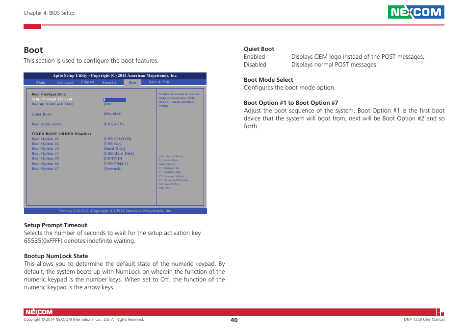 Boot | NEXCOM DNA 125B User Manual | Page 54 / 55