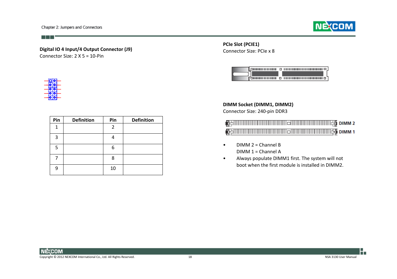 NEXCOM NSA 3130 User Manual | Page 31 / 96