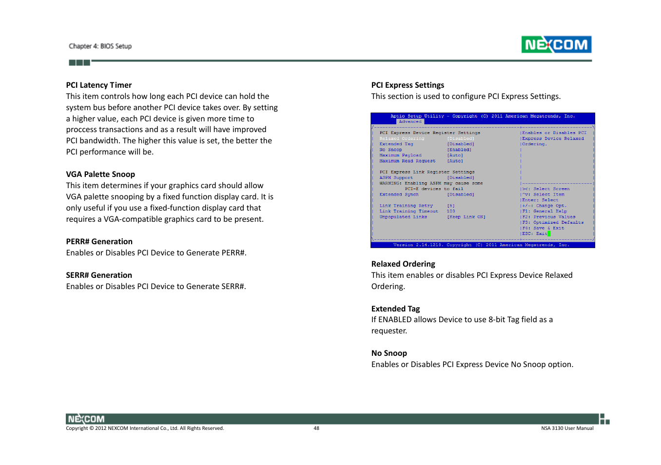 NEXCOM NSA 3130 User Manual | Page 61 / 96