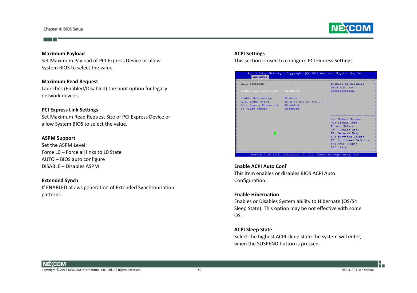 NEXCOM NSA 3130 User Manual | Page 62 / 96