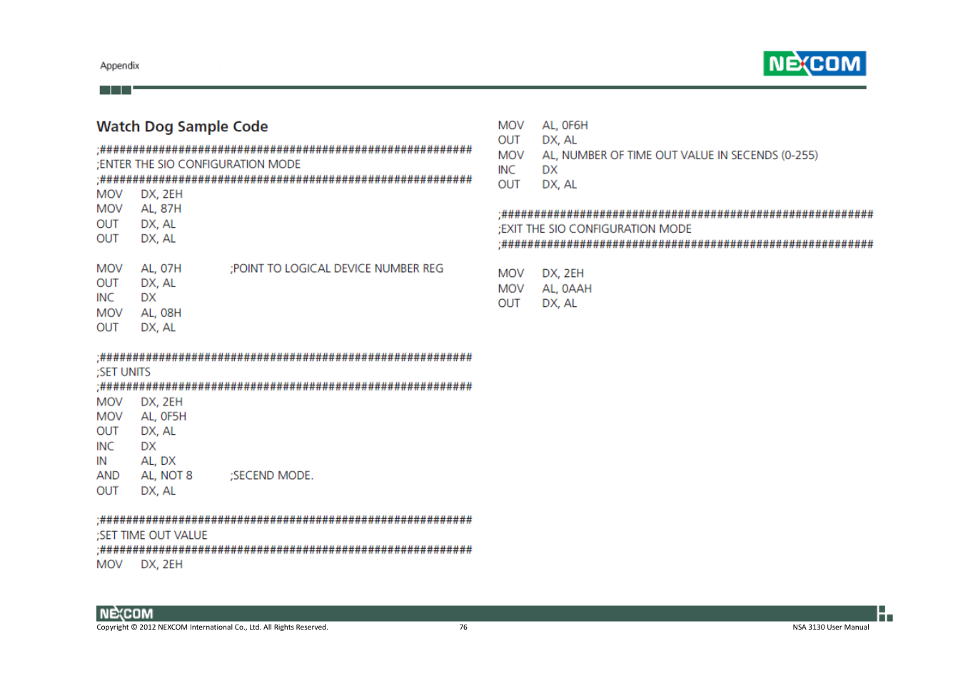 NEXCOM NSA 3130 User Manual | Page 89 / 96