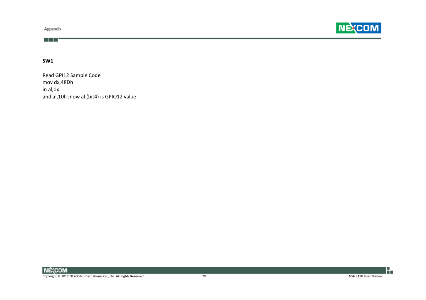 NEXCOM NSA 3130 User Manual | Page 92 / 96