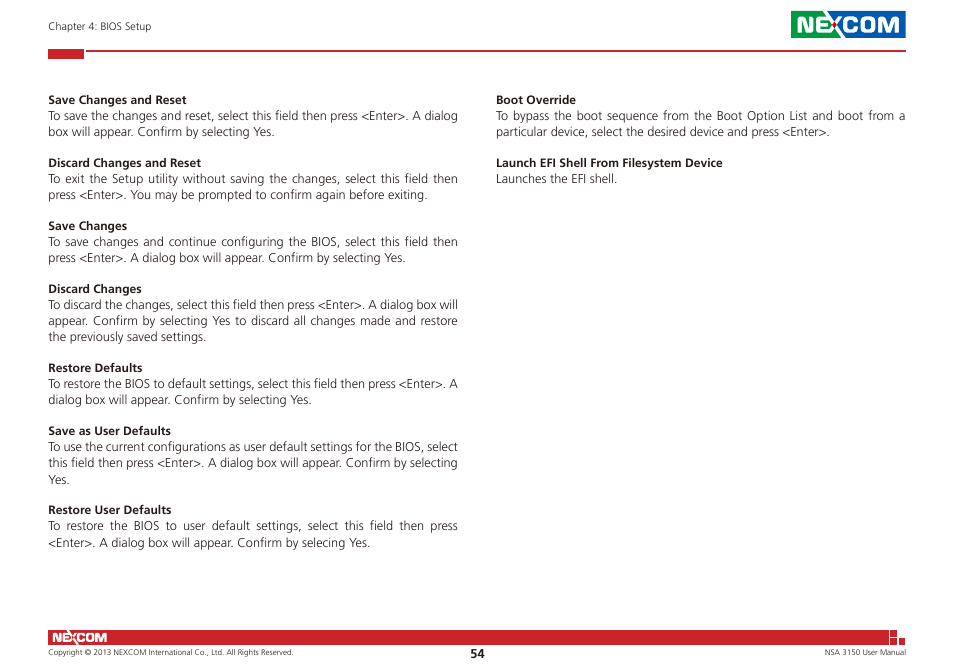 NEXCOM NSA 3150 User Manual | Page 68 / 71