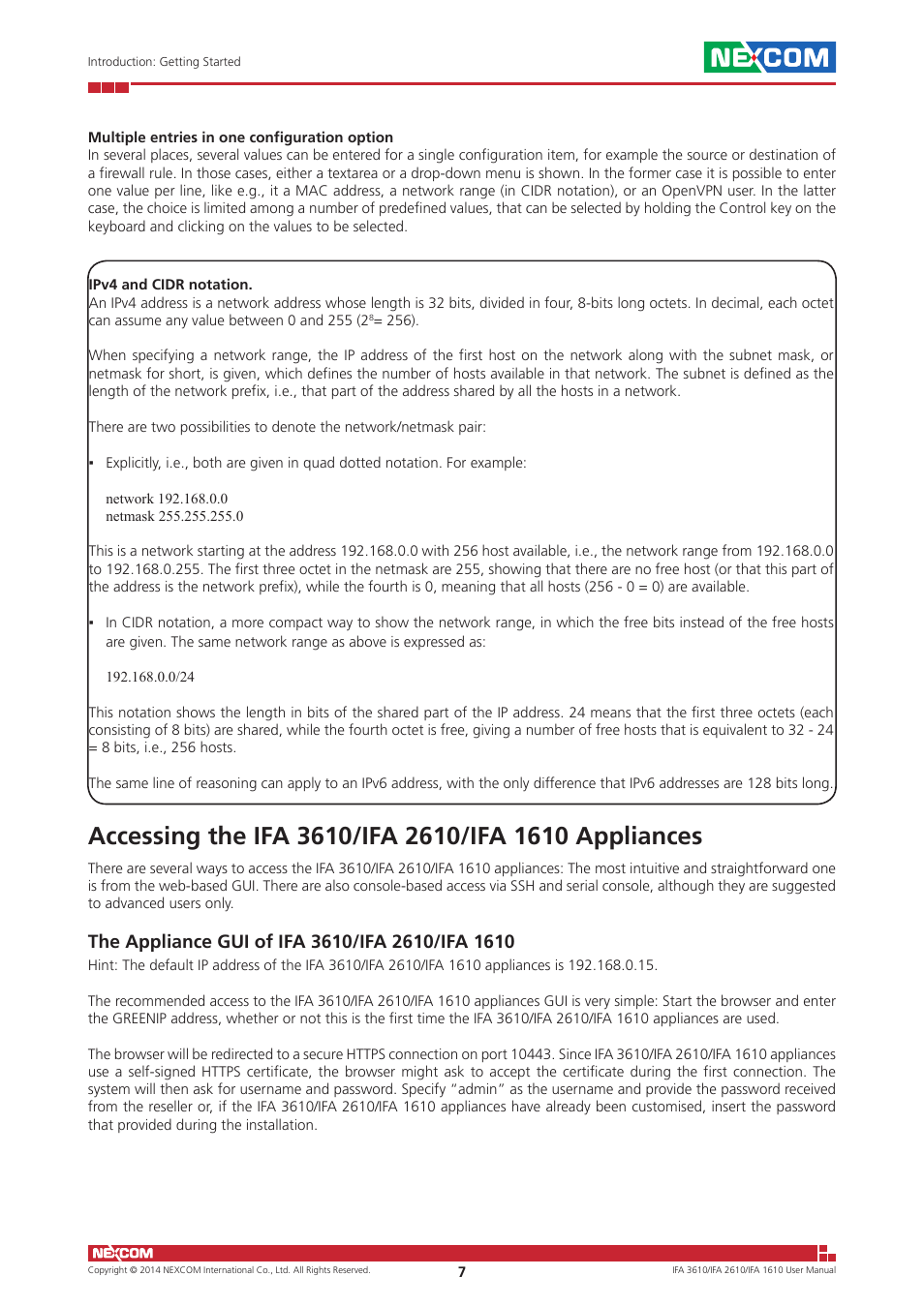 NEXCOM IFA 1610 User Manual | Page 10 / 88