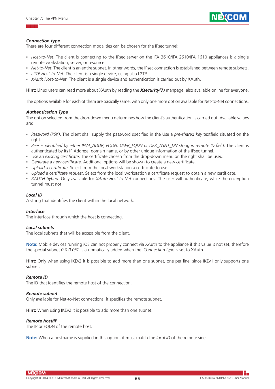 NEXCOM IFA 1610 User Manual | Page 68 / 88