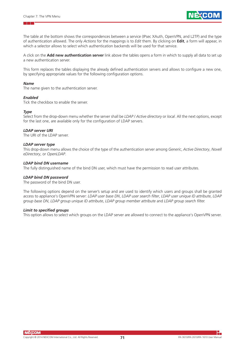 NEXCOM IFA 1610 User Manual | Page 74 / 88