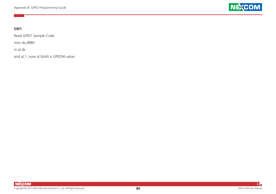 NEXCOM NSA 5130 User Manual | Page 102 / 107