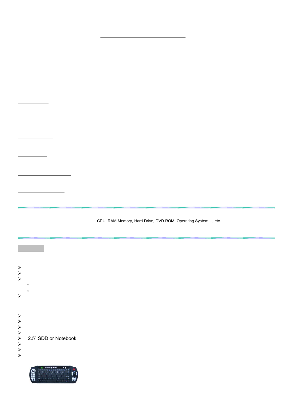 nMediaPC HTPC 1800B User Manual | 3 pages