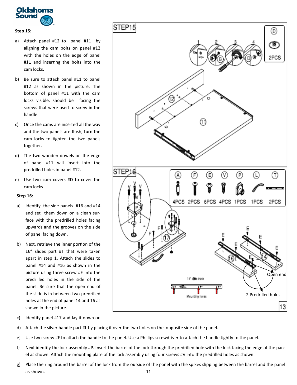 Oklahoma Sound #MMC User Manual | Page 11 / 16