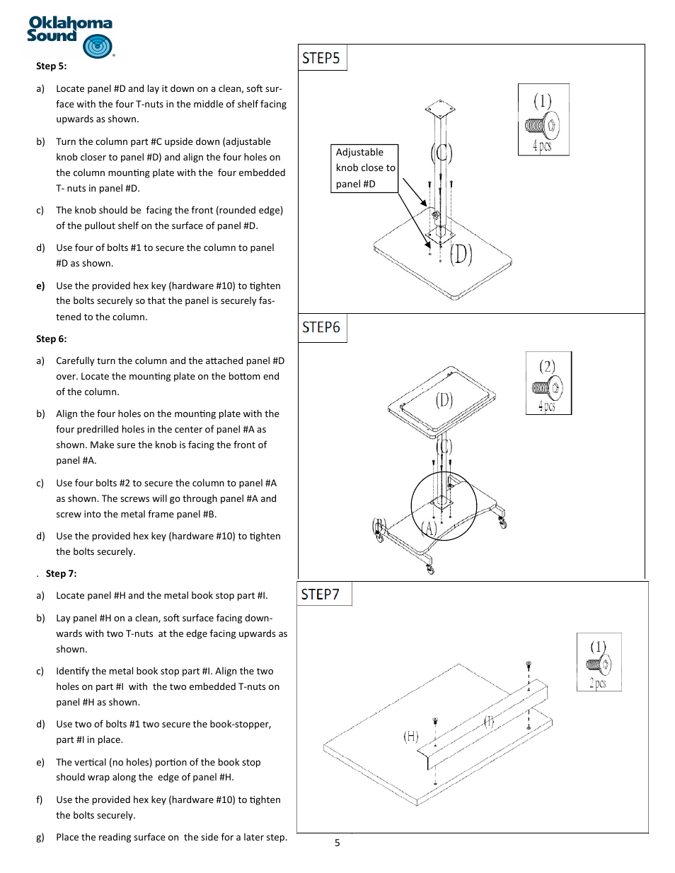 Oklahoma Sound #LSS User Manual | Page 5 / 9