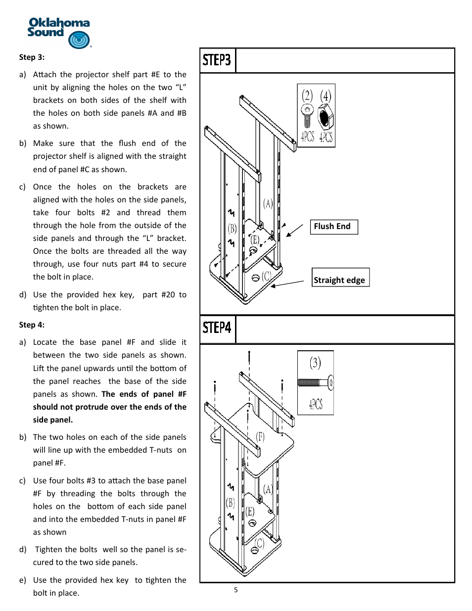Oklahoma Sound #PRC 250 User Manual | Page 5 / 11