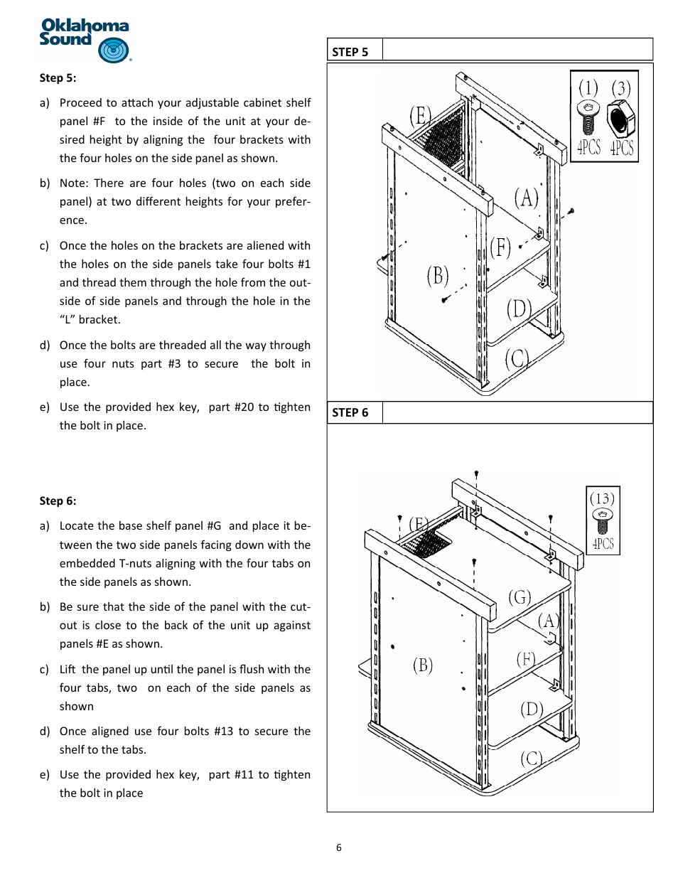 Oklahoma Sound #PRC 400 User Manual | Page 6 / 9