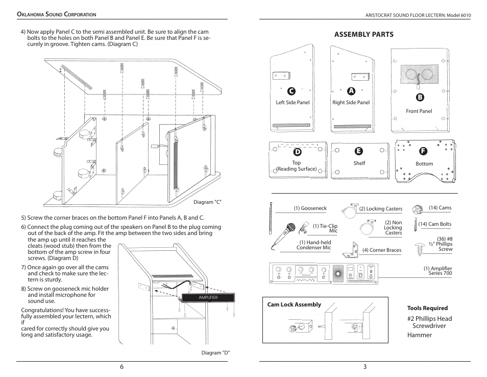 Oklahoma Sound #6010 User Manual | Page 3 / 4