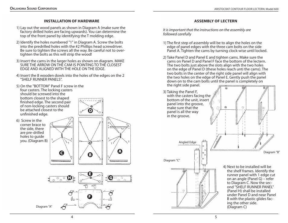 Oklahoma Sound #600 User Manual | Page 4 / 4