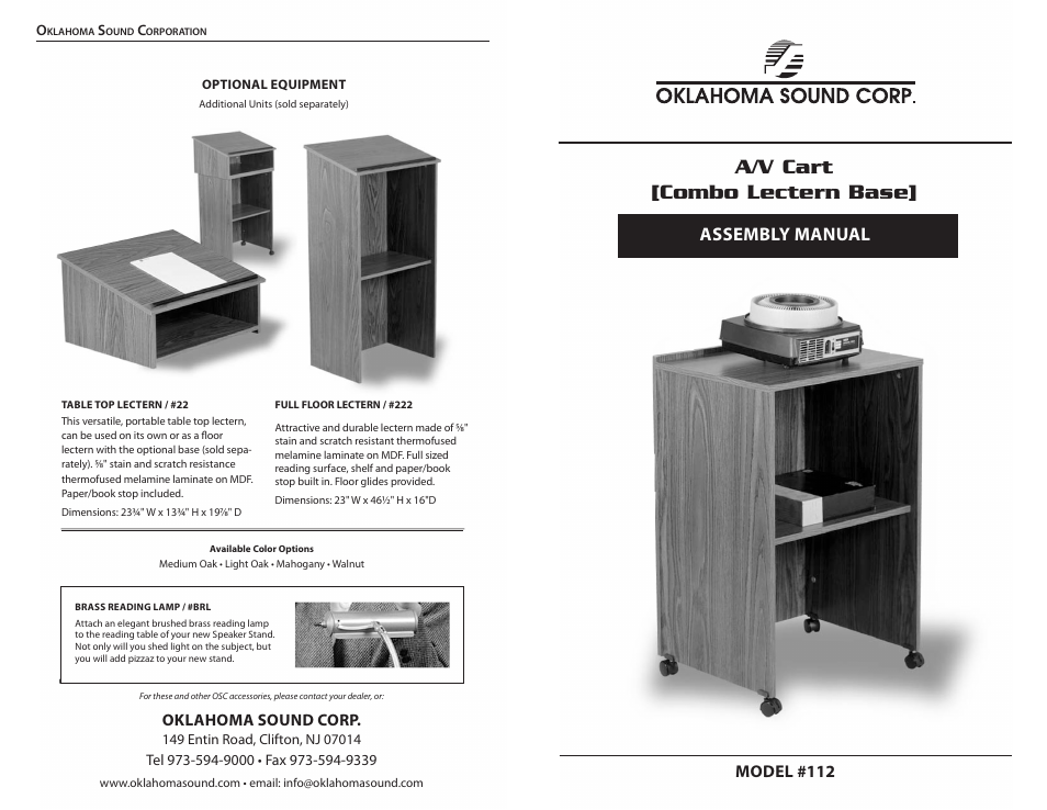 Oklahoma Sound #112 User Manual | 4 pages
